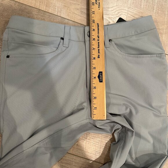 LULULEMON ABC SLIM FIT 29 X 34 GRAY PANTALON MENS PANTS NEW - Picture 5 of 10